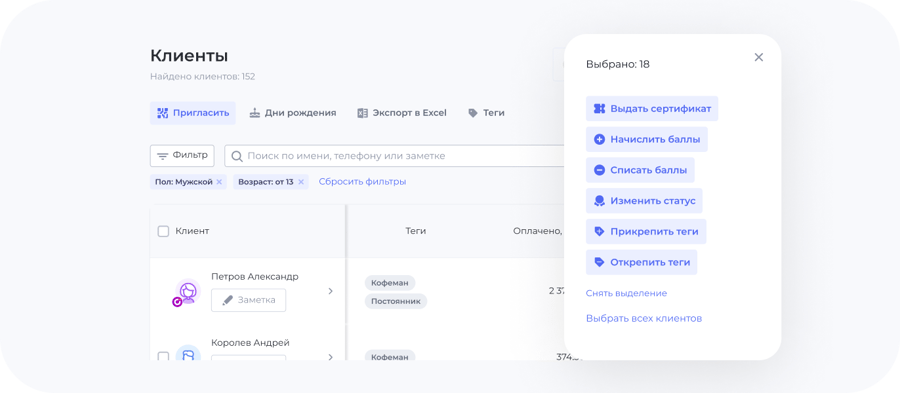 Distribuirea certificatelor pe segmente